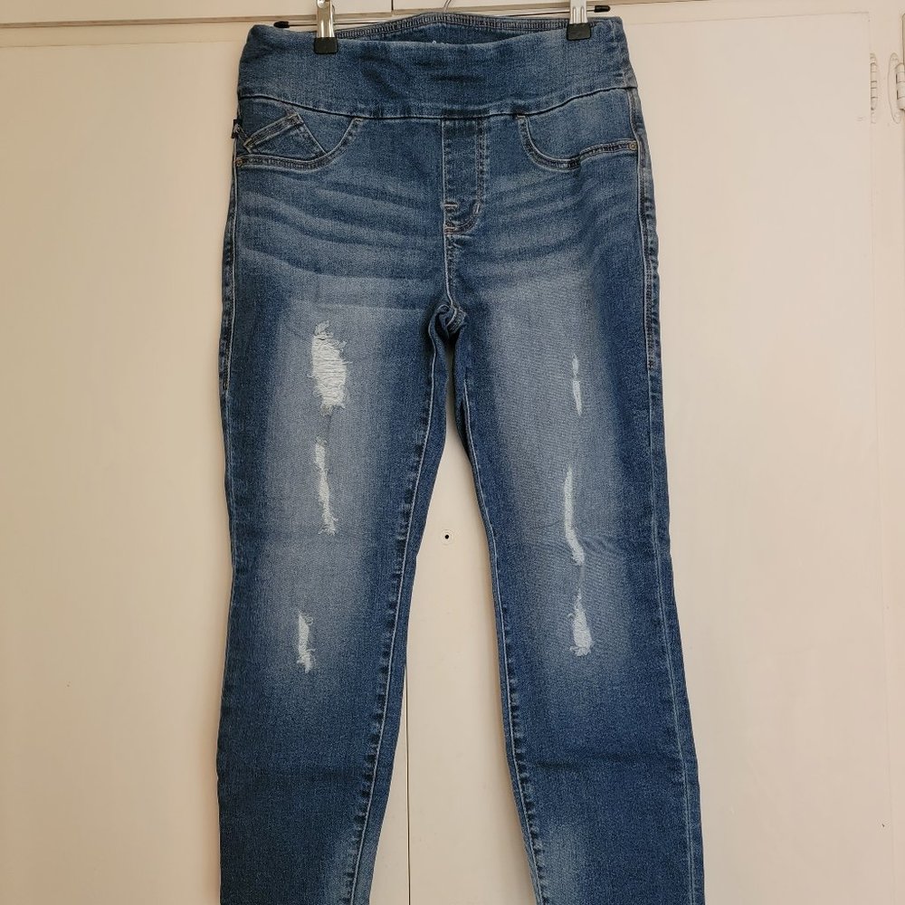 Crop denim pants